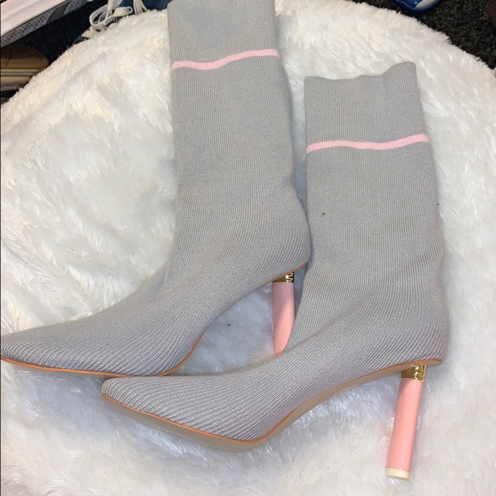 Socked heels